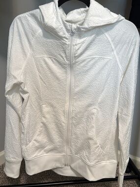 Zyia white zip up